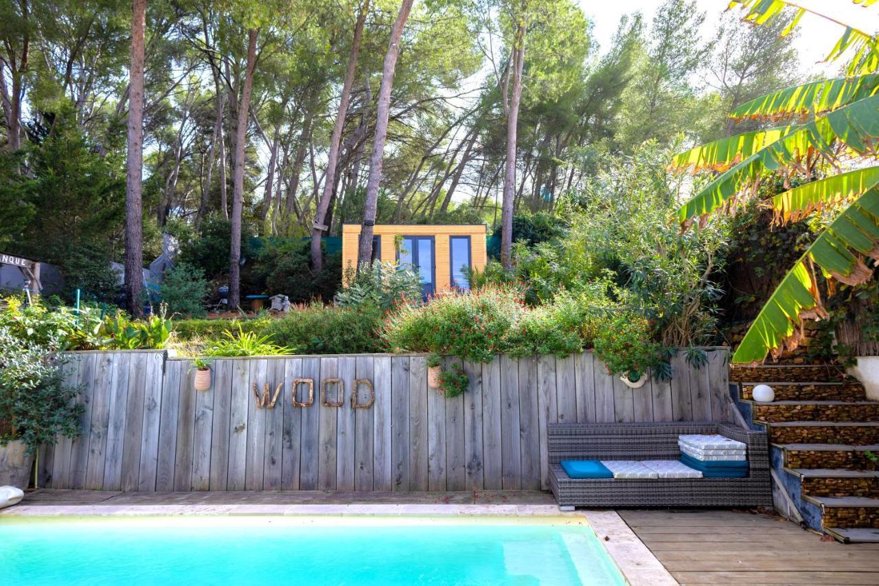 Charmant Studio Lodge Climatise Avec Jardin Et Vue Sur Le Pic Saint Loup Jacou Exterior foto