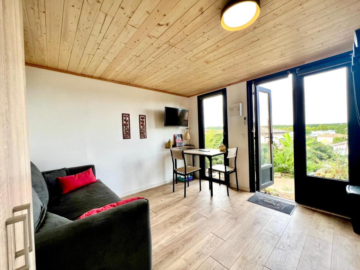 Charmant Studio Lodge Climatise Avec Jardin Et Vue Sur Le Pic Saint Loup Jacou Exterior foto
